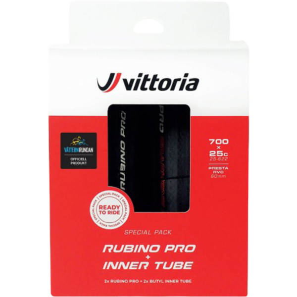 Vätternrundan Vittoria Rubino Pro Vätternrundan Däck/Slang Vittoria Rubino Pro IV