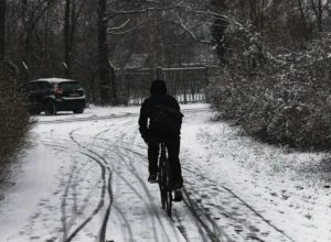 Vinterhandskar vintercykling