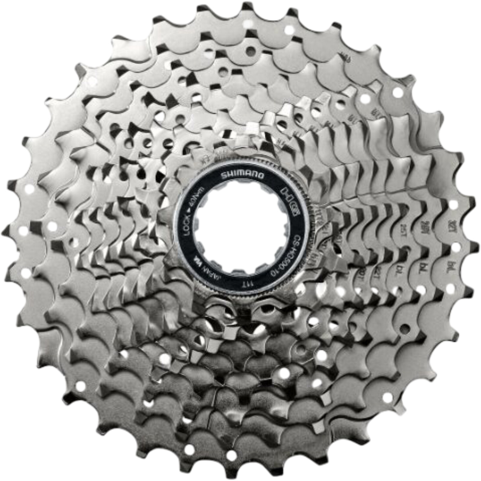 Kassett Shimano CS-HG500-10 Tiagra Shimano Kassett CS-HG500 Tiagra, 10-vxl