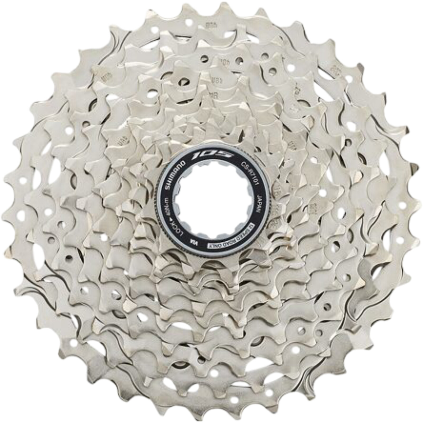 Kassett Shimano CS-R7101-12 105 Shimano Kassett CS-R7101 105, 12-vxl