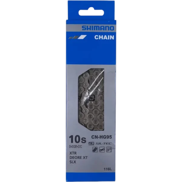 Kedja Shimano CN-HG95 HG-X SLX-Deore XT-XTR Förpackning Shimano Kedja CN-HG95 HG-X SLX/Deore XT/XTR, 10-vxl