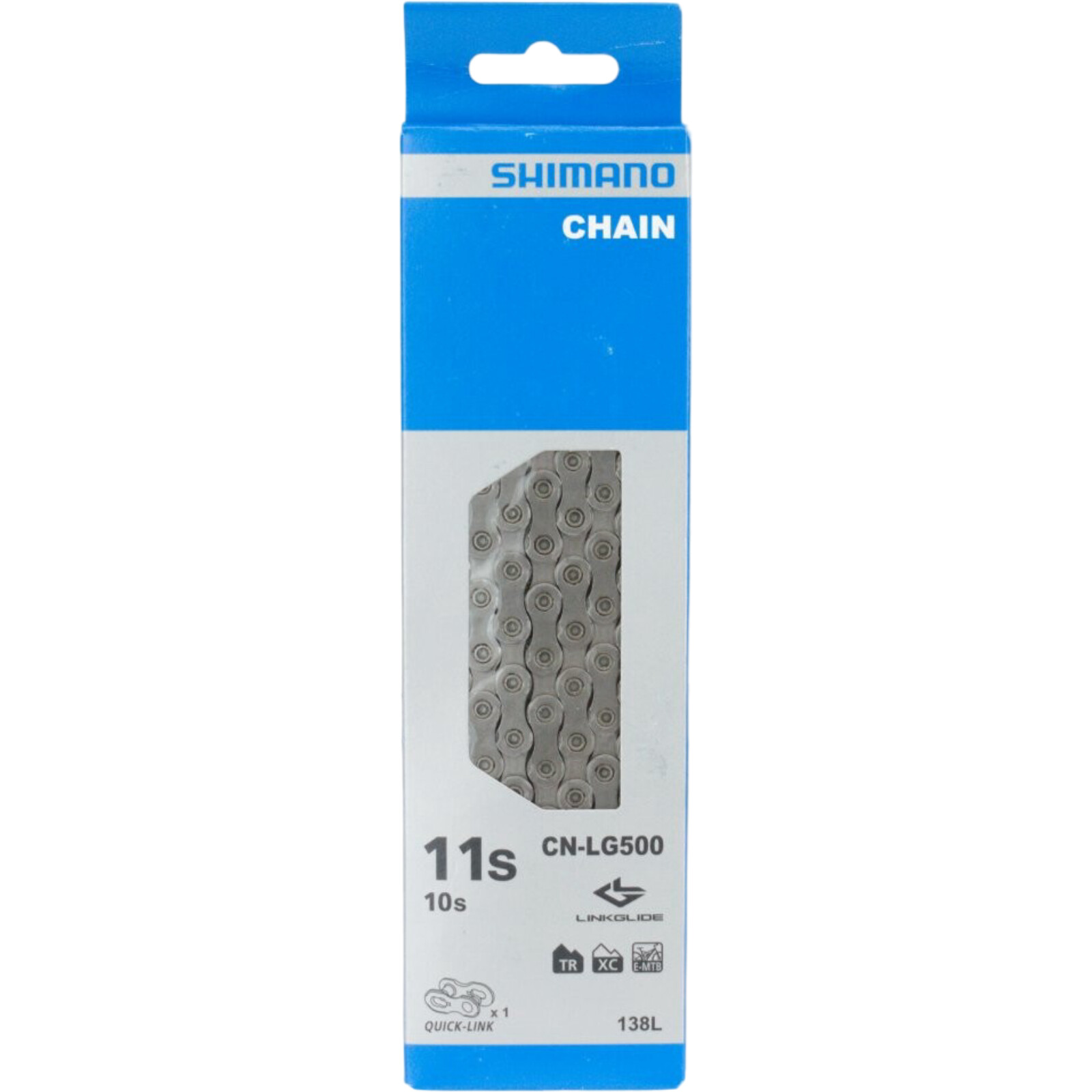 Kedja Shimano CN-LG500 Förpackning Shimano Kedja CN-LG500, 10/11-vxl